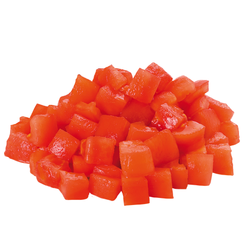 Tomates concassées cubes